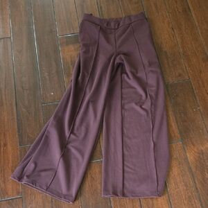 Saint + Sofia Women's Straight-Leg Pants in Deep Purple